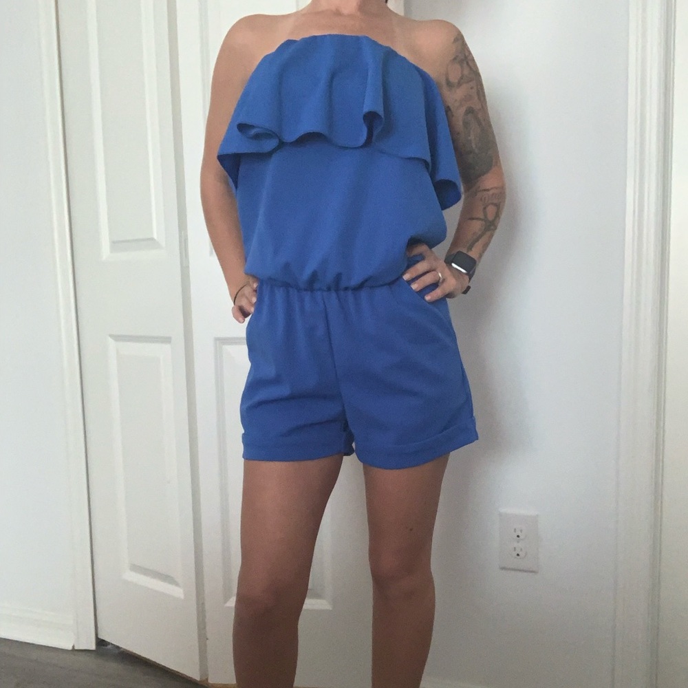 Royal Blue Romper